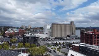 Aerial viewing of downtown Chattanooga Tennessee [upl. by Lrae]