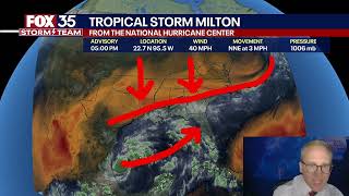 Tropical Storm Milton update Latest on forecast track Florida impacts [upl. by Otit]