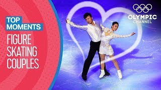 Olympic Figure Skating pairs who found Love on Ice  Top Moments [upl. by Aikemal172]