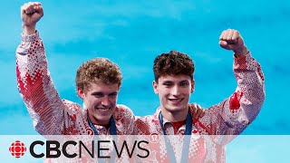 Canadians win bronze in 10m synchronized diving [upl. by Eiro]