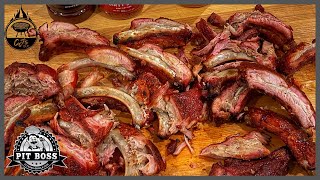 PIT BOSS VERTICAL SMOKER BABY BACK RIBS RECIPE  Fall of the Bone Baby Back Ribs [upl. by Jabon]