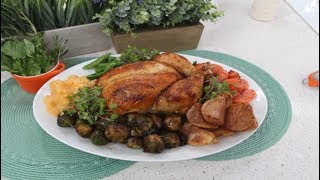 Classic and flavourful roast chicken dinner [upl. by Andromeda643]