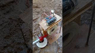 Mini power plant experiment dinamo experiment diy project shorts [upl. by Onitselec]