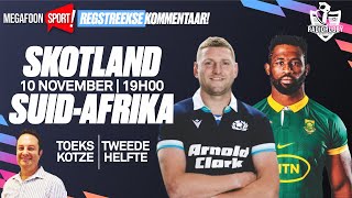 SKOTLAND VS SPRINGBOKKE  TWEEDE HELFTE  RADIORUGBY [upl. by Custer]