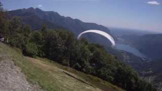 Parapendio Sighignola  Lanzo dIntelvi  II tappa trofeo dei laghi  30 06 2013 [upl. by Xer964]