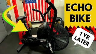 Is the Echo Bike Worth it  1 Year Review  Favorite Echo Bike Workout [upl. by Faun270]