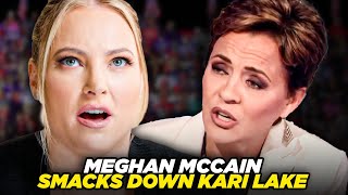 Kari Lake Melts Down After Brutal Smackdown By Meghan McCain [upl. by Attelahs]