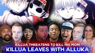 Killua leaves with Alluka  HxH Ep 139 Reaction Highlights [upl. by Chappelka]