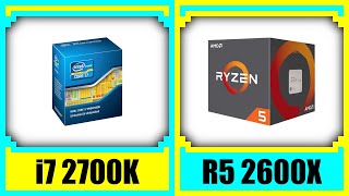 i7 2700K vs Ryzen 5 2600X  RTX 3070 Ti [upl. by Ahseyt]