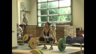 Best Training Sequence Ever Natalie Burgener works up to 103 kg [upl. by Kcin463]