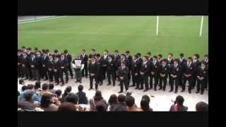 早慶明ラグビー部歌ー2012年オール早慶明三大学ラグビー [upl. by Prissie835]