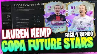 COPA FUTURAS ESTRELLAS Como completarla FACIL Y RAPIDO  FUTURE STARS Ultimate Team FIFA 24 [upl. by Yrtnahc]