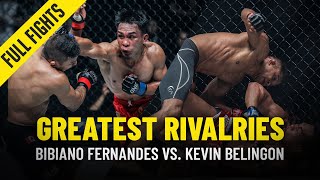 Bibiano Fernandes vs Kevin Belingon  Greatest Rivalries  ONE Full Fights [upl. by Burne937]