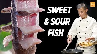 Sweet and Sour Fish by Masterchef • Taste Authentic Chinese Food [upl. by Nannaihr]