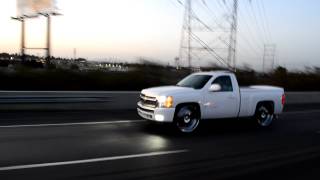 Silverado Single Cab SNOW WHITE ON 28s [upl. by Ennove252]