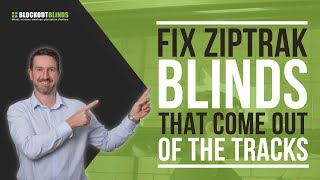 Learn how to fix Ziptrak® blinds that have come out of the tracks [upl. by Hajin]