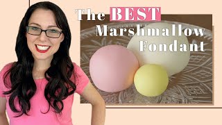 The BEST Marshmallow Fondant Recipe EVER [upl. by Onaicilef]