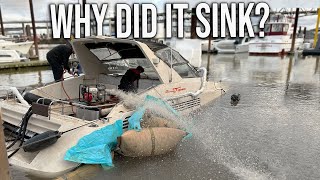 ReFloating My 30yr Old Italian Yacht  What Made It Sink [upl. by Nanaj]