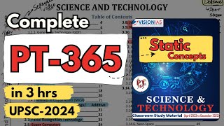 🔥Complete Science amp Tech PT365 for UPSC2024 in 3 hrs  🤯Youre doing it all wrong  Must watch [upl. by Thane238]