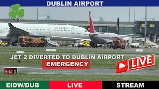 🔴 Live Rainy Arrivals ✈️ at Dublin Airport RWY 28L 120324 flight plane liveairport [upl. by Edny]