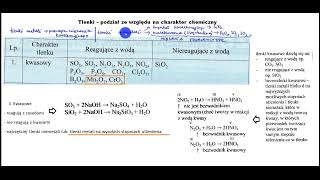 Tlenki charekter chemiczny część 1 tlenki kwasowe [upl. by Aynodal]