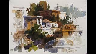 CHIEN CHUNG WEI Watercolor painting 496 [upl. by Alvord30]