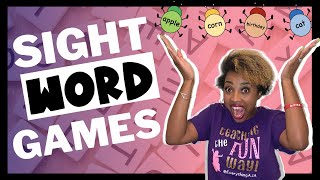 MUST PLAY 4 Fun Science of Reading SIGHT WORD GAMES for Teachers and Parents [upl. by Brey]