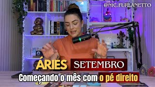 ÁRIES  INICIANDO MÊS COM O PÉ DIREITO aries previsão setembro [upl. by Elo]