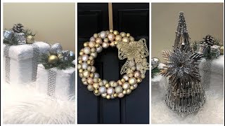 Dollar Tree DIY  Christmas Glam Home Decor [upl. by Billmyre]