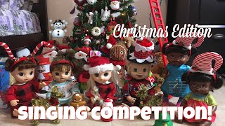 BABY ALIVE Christmas singing Competition🎶 [upl. by Dnalwor]