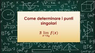 Come determinare i punti singolari [upl. by Sitruk]