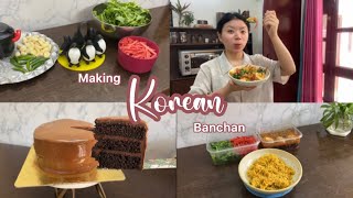 Daily vlog• Korean banchan • Mayak eggs • chocolate cake cutting [upl. by Madaras]