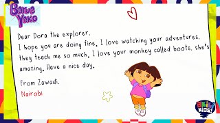 Barua Yako  Dear Dora The Explorer  Zawadi  Akili Kids [upl. by Aloin]