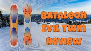 The 2024 Bataleon Evil Twin Snowboard Review [upl. by Yonah]