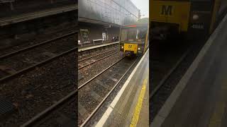 Tyne and Wear Metro 4028 arriving at South Gosforth for South Shilds [upl. by Atinehs]