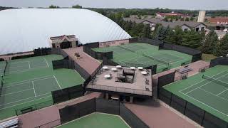 Wilkinson Tennis Complex at Gustavus Adolphus College  Tour [upl. by Aynam]