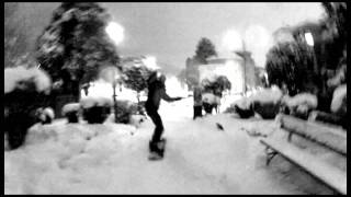 Snowboard notturno a Torino dopo la nevicata [upl. by Zaneta200]