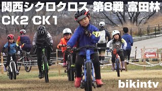 キッズレース 関西シクロクロス 第8戦 富田林 CK2 CK1 [upl. by Ellehcrad]