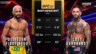 DEIVESON FIGUEIREDO VS CODY GARBRANDT FULL FIGHT UFC 300 [upl. by Allez75]