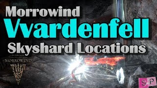 ESO Morrowind Vvardenfell Skyshard Locations [upl. by Rocco]