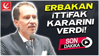 Fatih Erbakan Yeniden Refah Partisinin ittifak kararını açıkladı sondakika [upl. by Suoivatnod]