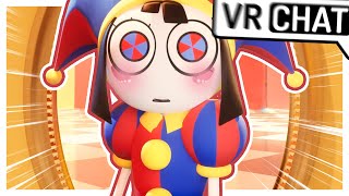 Pomni is doing WHAT 😳  VRCHAT funny moments [upl. by Amsirac]