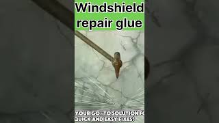 Windshield repair glue [upl. by Norrehc]