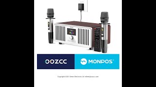 OOZCC P13 Karaoke Machine System KTV Machine For Adults Bluetooth50V Microphones Amazon release [upl. by Anitaf]