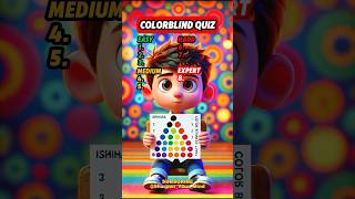 Can You Ace This Color Blind Eye Test Quiz quiz trivia [upl. by Boyes558]