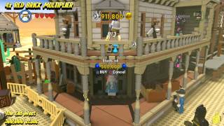 The Lego Movie Videogame RED BRICK Stud Multiplier Locations All Red Brick Stud Multipliers  HTG [upl. by Aldous]