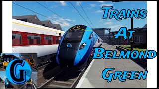 Trains At Belmond Green In British Railway [upl. by Oswin]