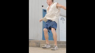 Extreme Footbag Athlete Performs INSANE Step Stunt [upl. by Ligetti335]