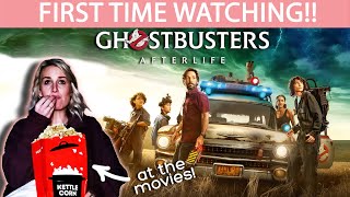 GHOSTBUSTERS AFTERLIFE  FIRST TIME WATCHING  IN THEATER REACTION [upl. by Merle847]