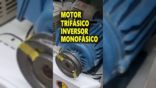 MOTOR TRIFÁSICO E INVERSOR OFFGRID MONOFÁSICO ONDA MODIFICADA eduardoaquino [upl. by Aidul]